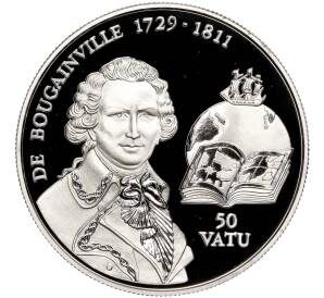 50 вату 1994 года Вануату «Луи Антуан де Бугенвиль» — Фото №1