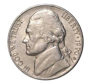 5 центов 1990 года D — Фото №1