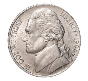 5 центов 1994 года P — Фото №1