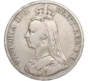 1 крона 1891 года Великобритания — Фото №2