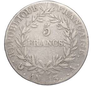 5 франков 1812 года (AN 13) Франция — Фото №2