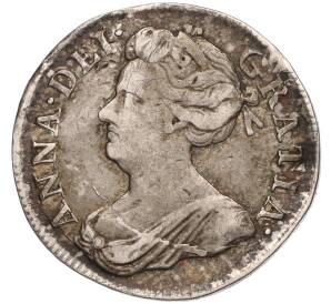 4 пенса 1708 года Великобритания — королева Анна — Фото №2