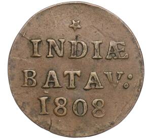 1 дуит 1808 года Голландская Ост-Индия — Фото №1