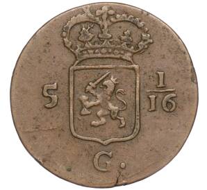 1 дуит 1808 года Голландская Ост-Индия — Фото №2