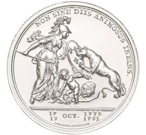 Медаль США «Свободная Америка 1777-1781 — Бенджамин Франклин» (Рестрайк)
