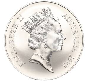 1 доллар 1993 года Австралия «Кенгуру» — Фото №2