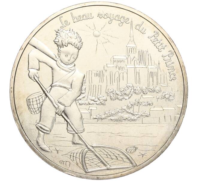 Монета 10 евро 2016 года Франция «Маленький принц — Мон-Сен-Мишель» (Артикул: K11-94566) — Фото №1