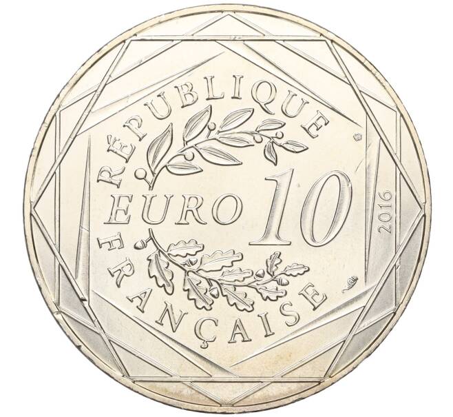 Монета 10 евро 2016 года Франция «Маленький принц — Мон-Сен-Мишель» (Артикул: K11-94566) — Фото №2