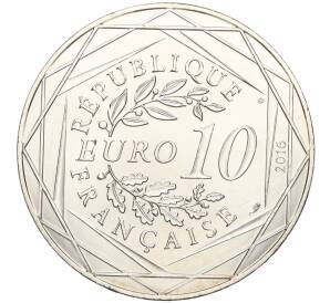 10 евро 2016 года Франция «Маленький принц — Собор Парижской Богоматери» — Фото №2