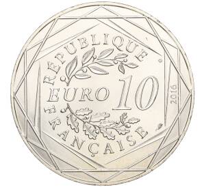 10 евро 2016 года Франция «Маленький принц — Канны» — Фото №2