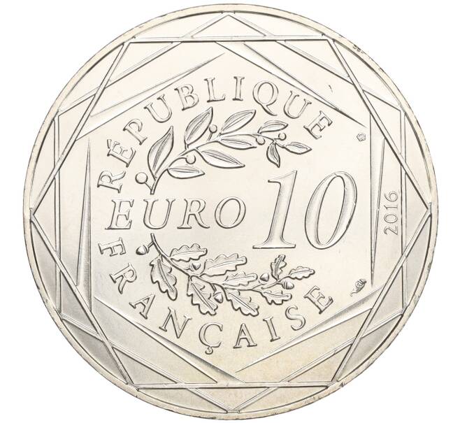 Монета 10 евро 2016 года Франция «Маленький принц — Канны» (Артикул: K11-94572) — Фото №2