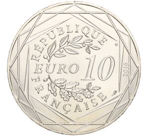 10 евро 2016 года Франция «Маленький принц — Корсика» — Фото №2