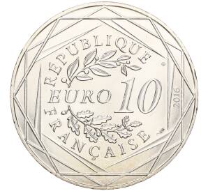 10 евро 2016 года Франция «Маленький принц — Замок Шамбор» — Фото №2