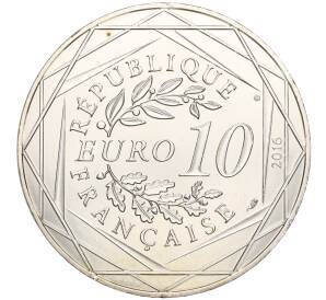 10 евро 2016 года Франция «Маленький принц — Аркашон» — Фото №2