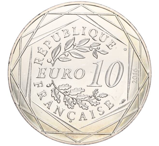 Монета 10 евро 2016 года Франция «Маленький принц — Рождественский базар» (Артикул: K11-94580) — Фото №2