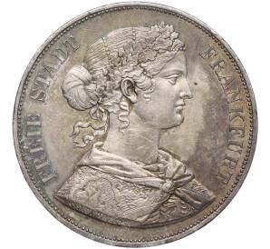 2 талера 1866 года Франкфурт — Фото №1