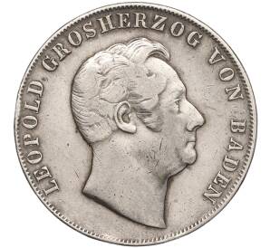 2 гульдена 1847 года Баден — Фото №1