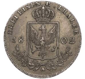1/3 талера 1802 года Пруссия — Фото №2