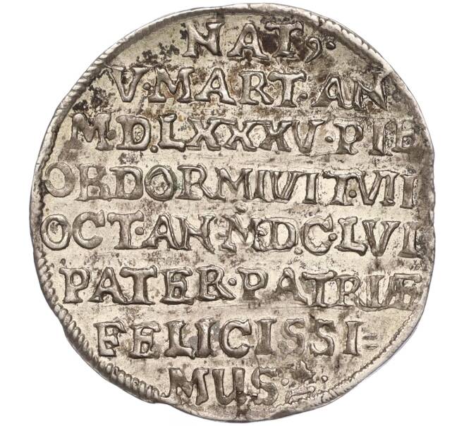 Монета 1/24 талера 1656 года Саксония-Альбертина — Иоанн Георг I (Артикул: M2-65093) — Фото №2