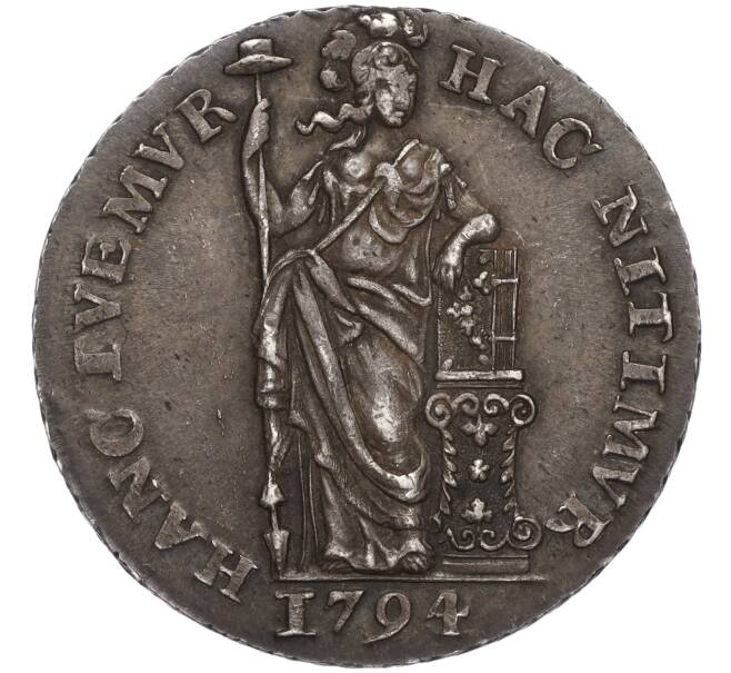 Монета 1 гульден 1794 года Голландская республика (Нидерланды) — провинция Голландия (Артикул: M2-65121) — Фото №1