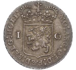 1 гульден 1794 года Голландская республика (Нидерланды) — провинция Голландия — Фото №2