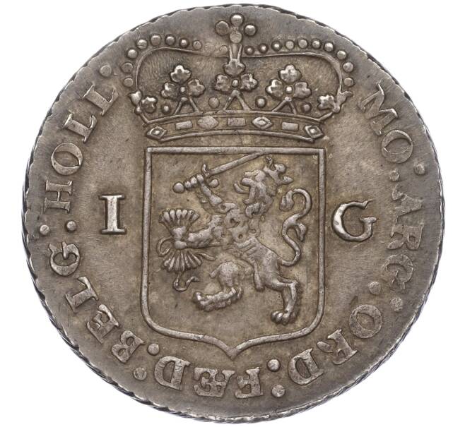 Монета 1 гульден 1794 года Голландская республика (Нидерланды) — провинция Голландия (Артикул: M2-65121) — Фото №2