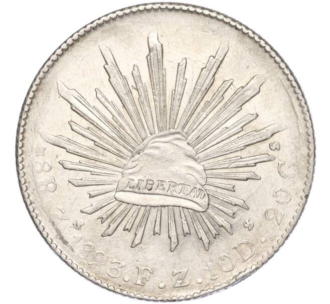 Монета 8 реалов 1893 года Мексика (Артикул M2-65126)