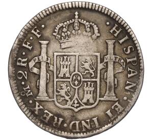 2 реала 1782 года Испанская Мексика — Фото №2