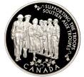 Монета 5 долларов 2014 года Канада «Поддержка войск» (Артикул M2-65296)