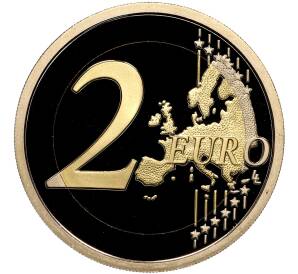 2 евро 2019 года Ватикан «90 лет со дня основания города-государства Ватикан»