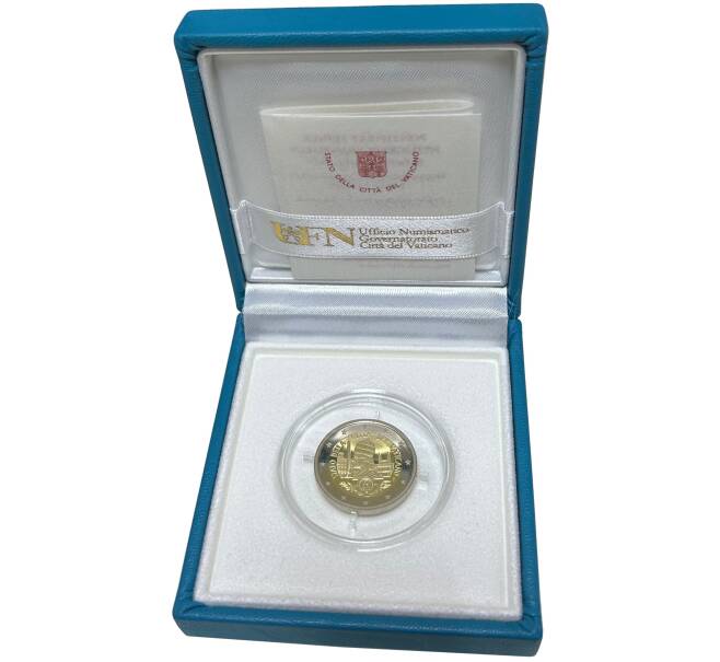 Монета 2 евро 2019 года Ватикан «90 лет со дня основания города-государства Ватикан» (Артикул M2-65355)