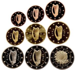 Годовой набор монет евро 2015 года Ирландия (Proof)