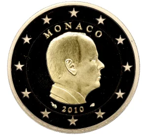 2 евро 2010 года Монако
