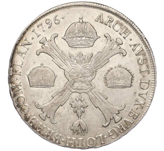 Монета 1 кроненталер 1796 года Австрийские Нидерланды (Артикул K27-83926)