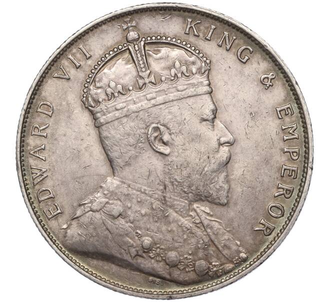 Монета 1 доллар 1907 года Стрейтс Сетлментс (Артикул: K11-94983) — Фото №2