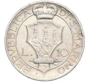 10 лир 1935 года Сан-Марино — Фото №2