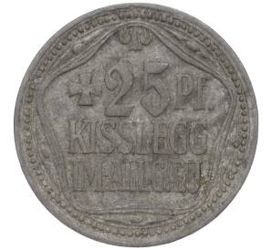 25 пфеннигов 1918 года Германия — город Кисслегг (Нотгельд) — Фото №2