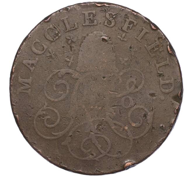 Монета Токен 1/2 пенни 1789 года Великобритания (Чешир-Макклсфилд) (Артикул K11-95035)