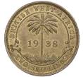 Монета 2 шиллинга 1938 года Н Британская Западная Африка (Артикул K11-95049)