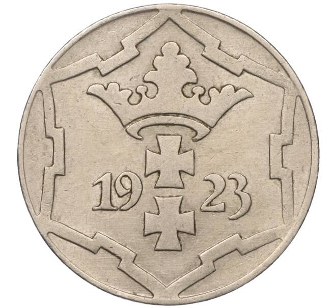 Монета 10 пфеннигов 1923 года Данциг (Артикул: K11-95055) — Фото №2