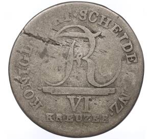 6 крейцеров 1811 года Вюртемберг — Фото №2