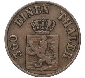 1 геллер 1854 года Гессен-Кассель — Фото №2