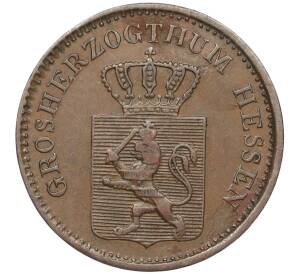 1 пфенниг 1860 года Гессен-Дармштадт — Фото №2