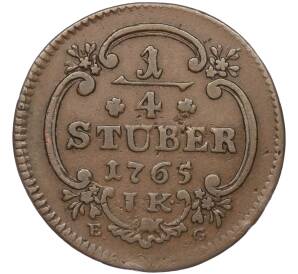 1/4 стюбера 1765 года Кельн — Фото №1