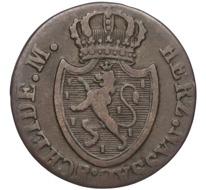Монета 3 крейцера 1818 года Нассау (Артикул K11-95077)