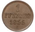 Монета 1 пфенниг 1856 года Брауншвейг (Артикул: K11-95081) — Фото №1