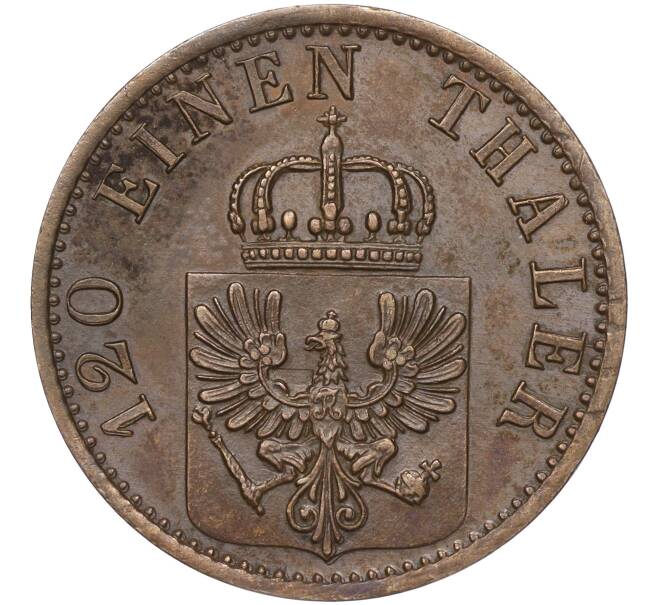 Монета 3 пфеннига 1870 года А Пруссия (Артикул: K11-95090) — Фото №2