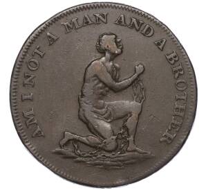 Токен 1/2 пенни Великобритания (Мидлсекс) — Фото №2