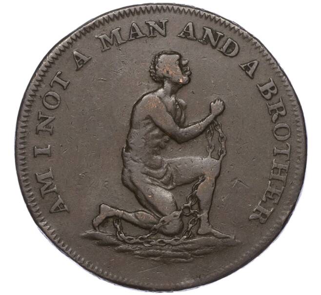 Монета Токен 1/2 пенни Великобритания (Мидлсекс) (Артикул: K11-95107) — Фото №2