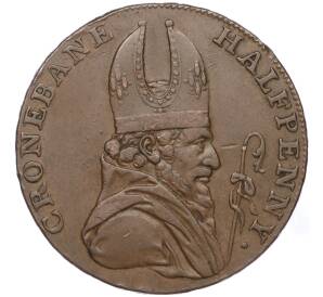 Токен 1/2 пенни 1789 года Великобритания (Уиклоу — Объединtнная Ирландская Горнодобывающая Компания) — Фото №1